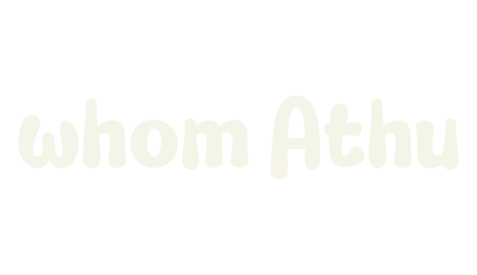 whom Athu, bubble letters font preview