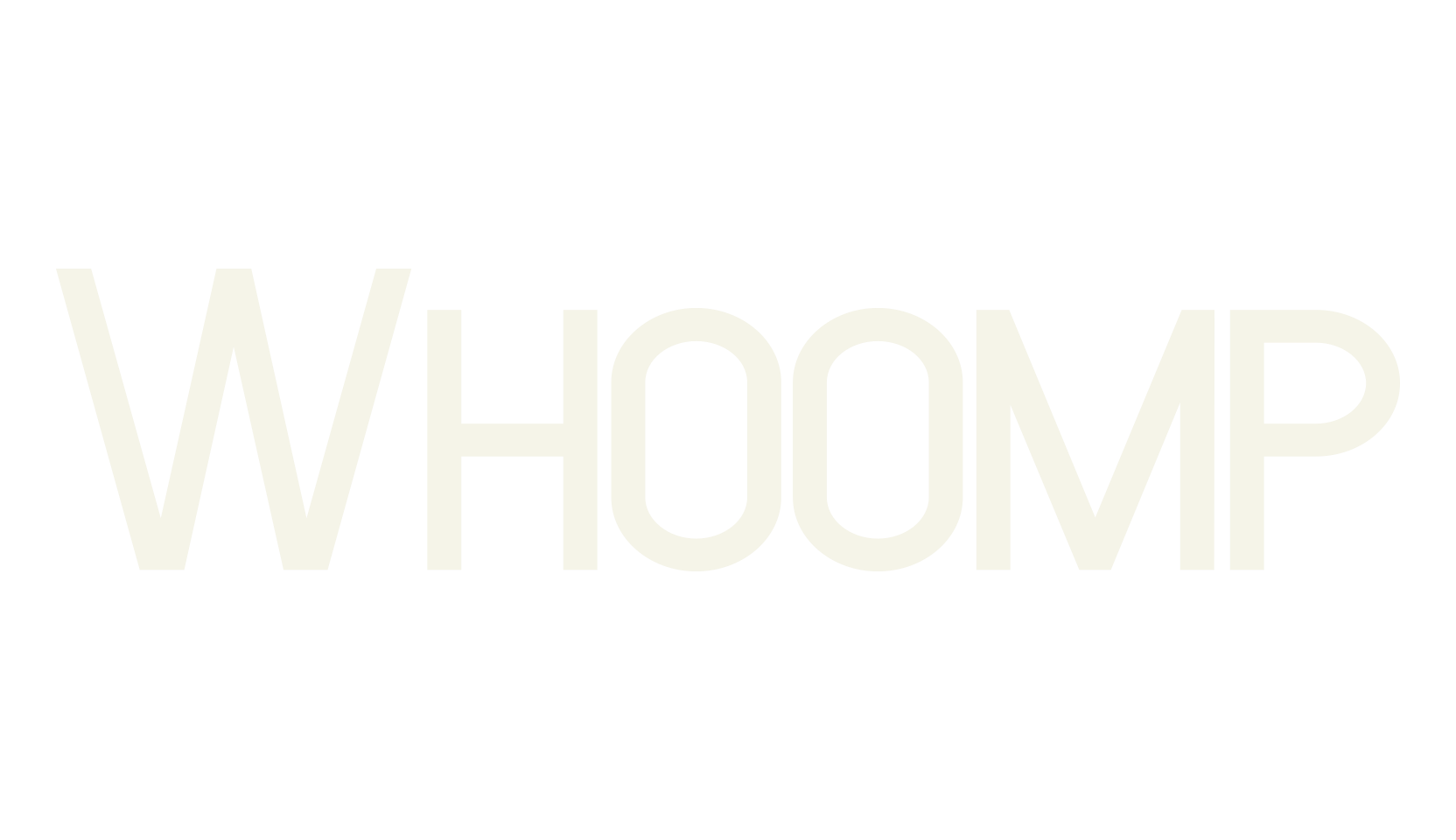 Whoomp, wide font preview