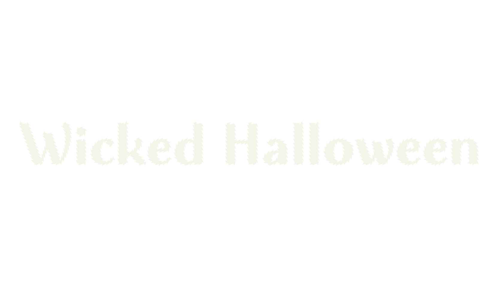 Wicked Halloween, fantasy font preview