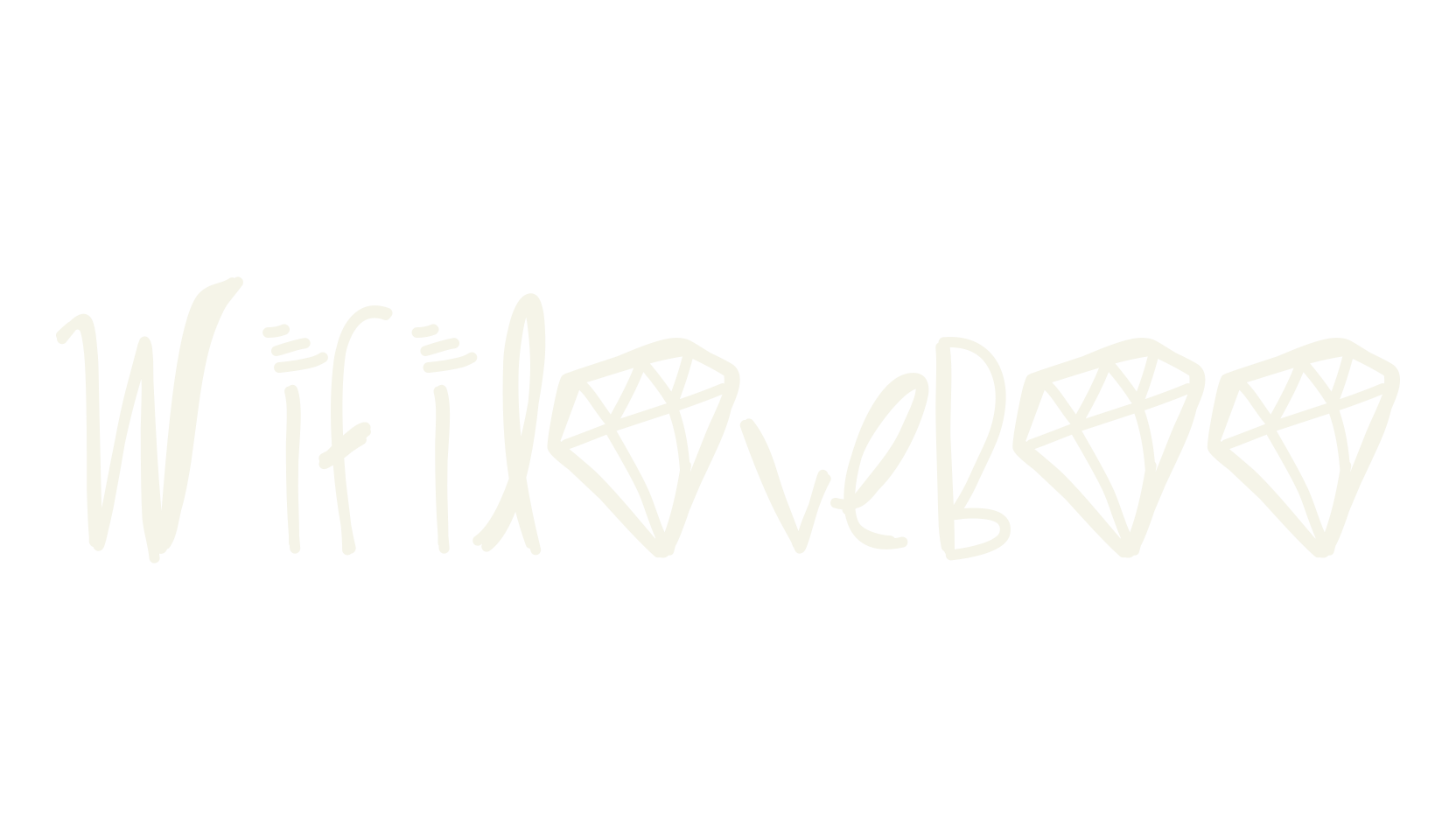 WifiLoveBoo, handwritten font preview