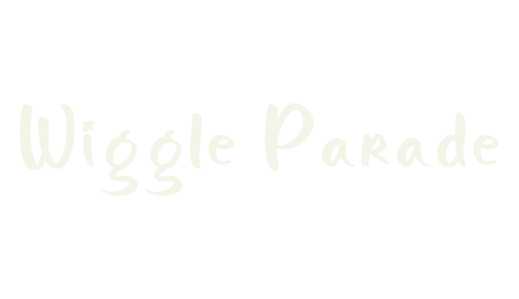 Wiggle Parade, cute font preview