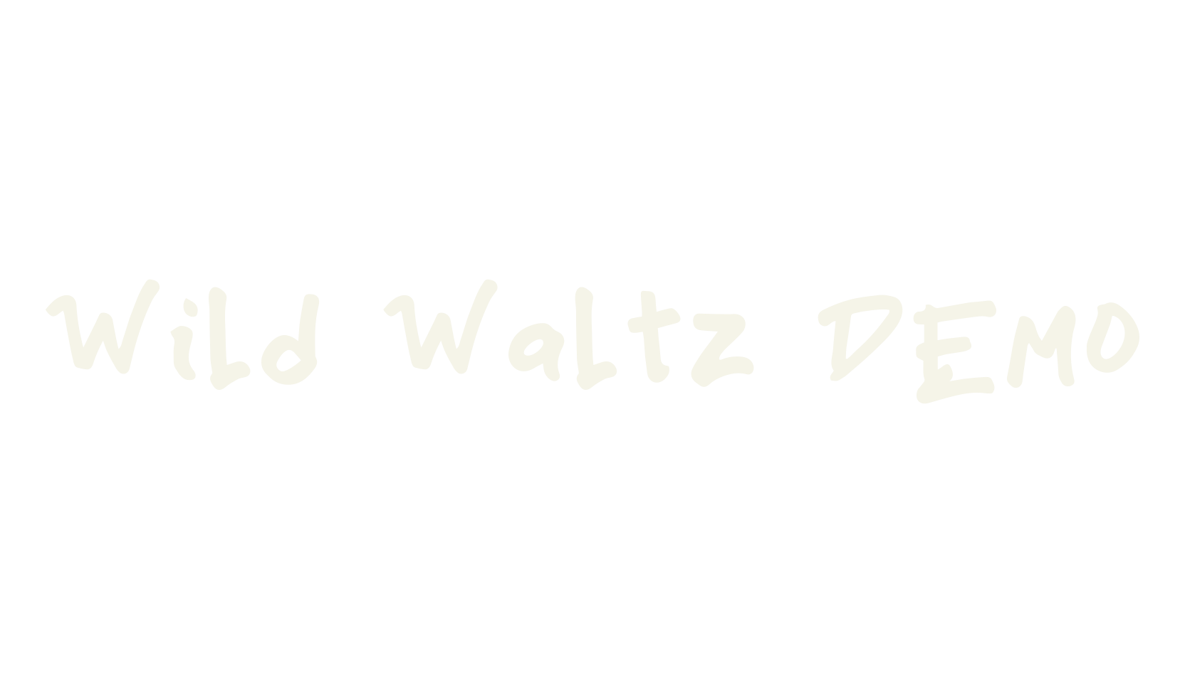 Wild Waltz DEMO, graffiti font preview