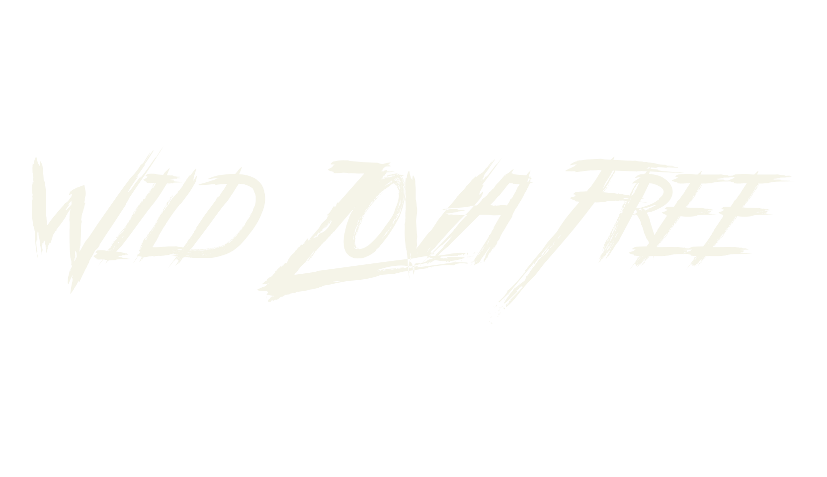 Wild Zova Free, paintbrush font preview