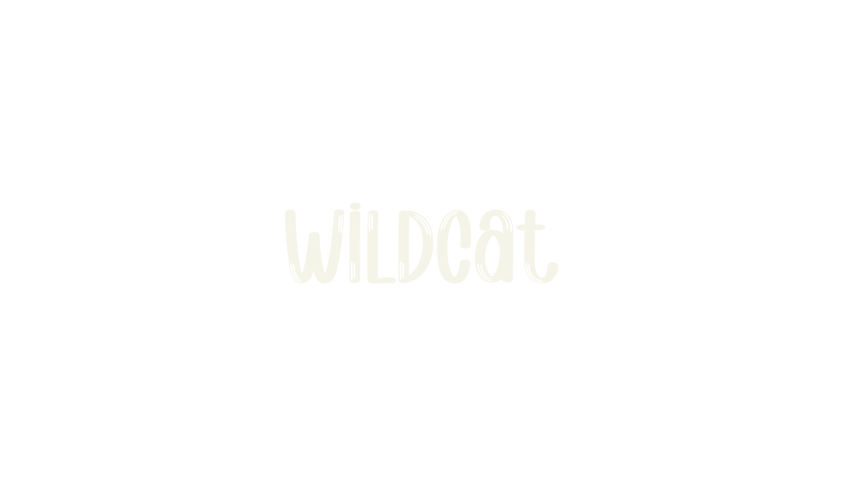 Wildcat, modern font preview
