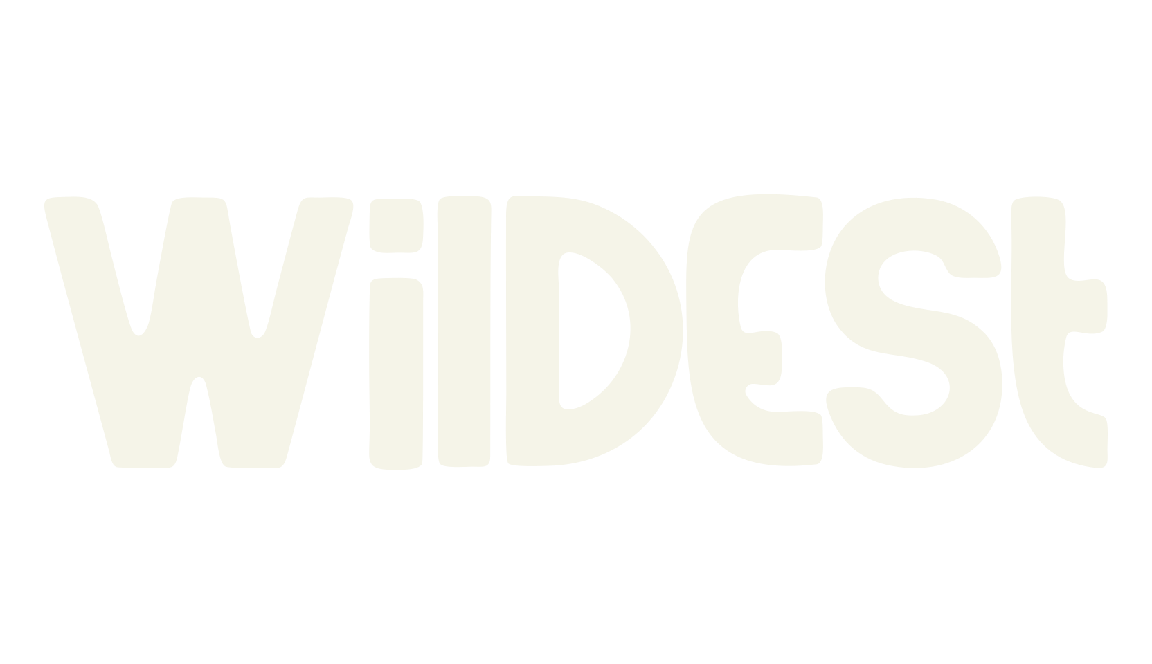 Wildest, rounded font preview