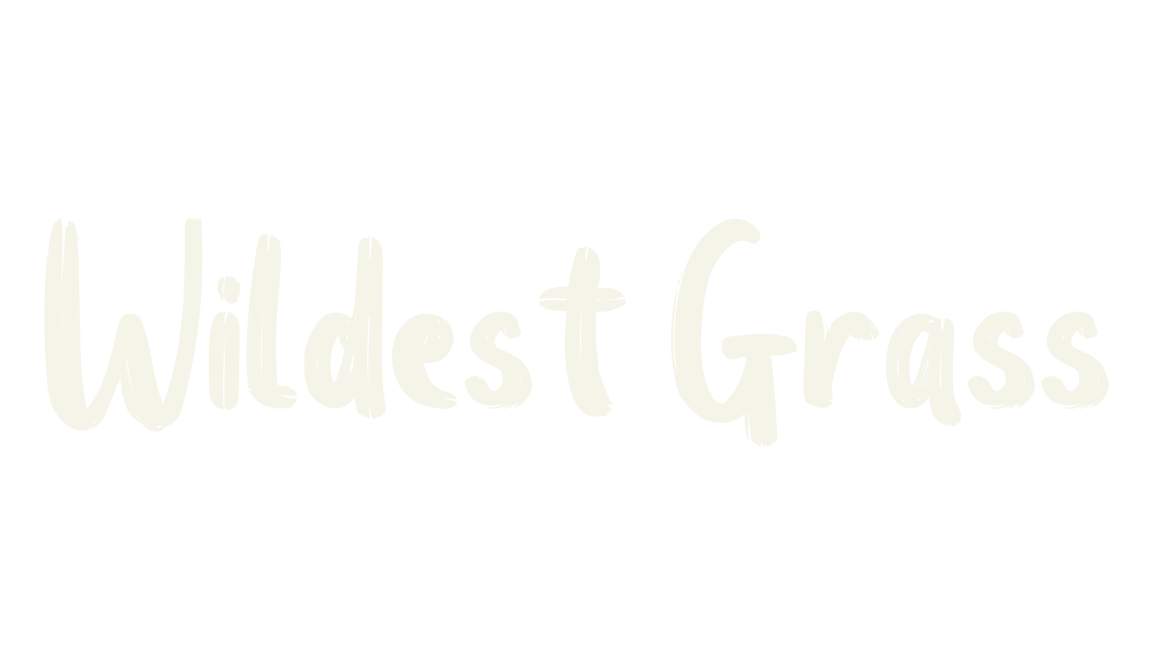 Wildest Grass, hand drawn font preview