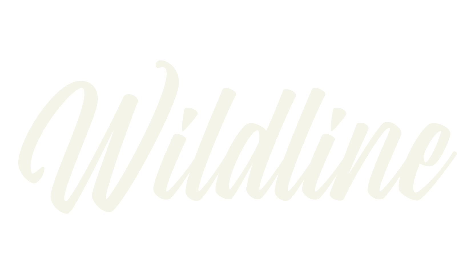 Wildline, fashion sign font preview
