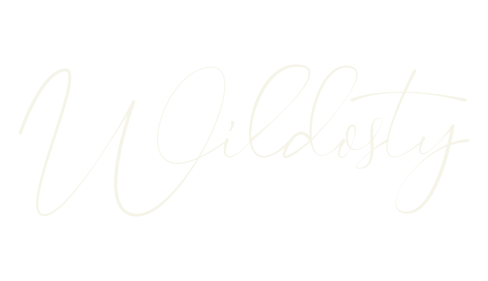 Wildosty, cursive font preview