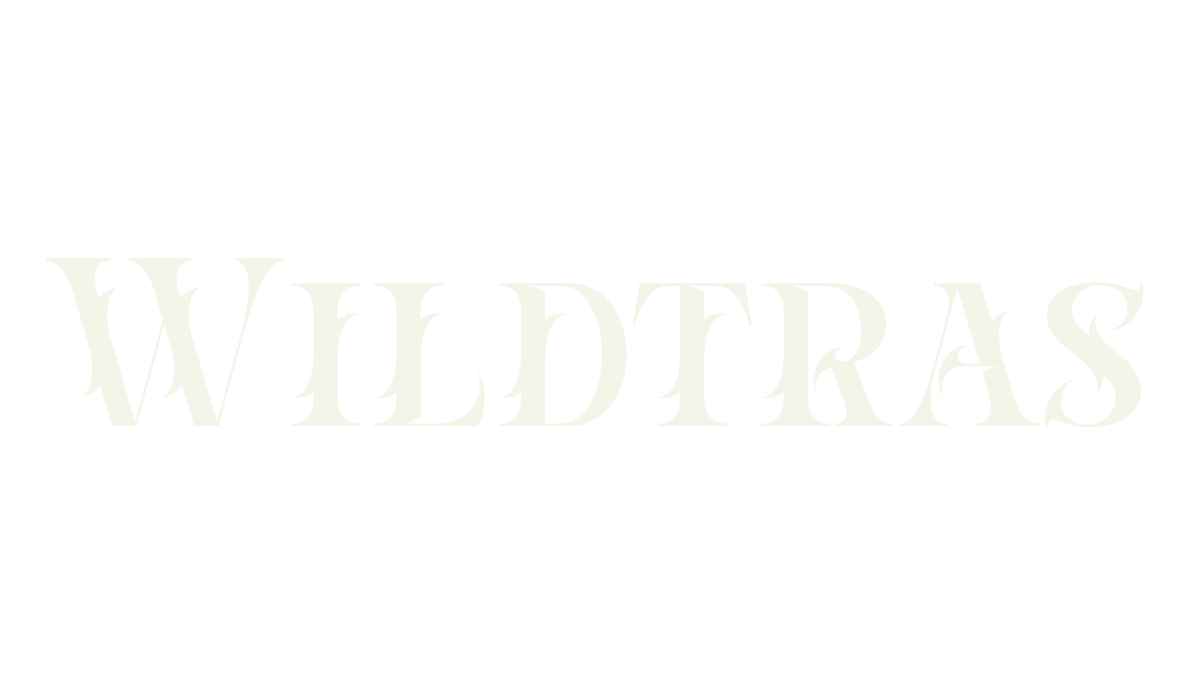 Wildtras, tribal font preview