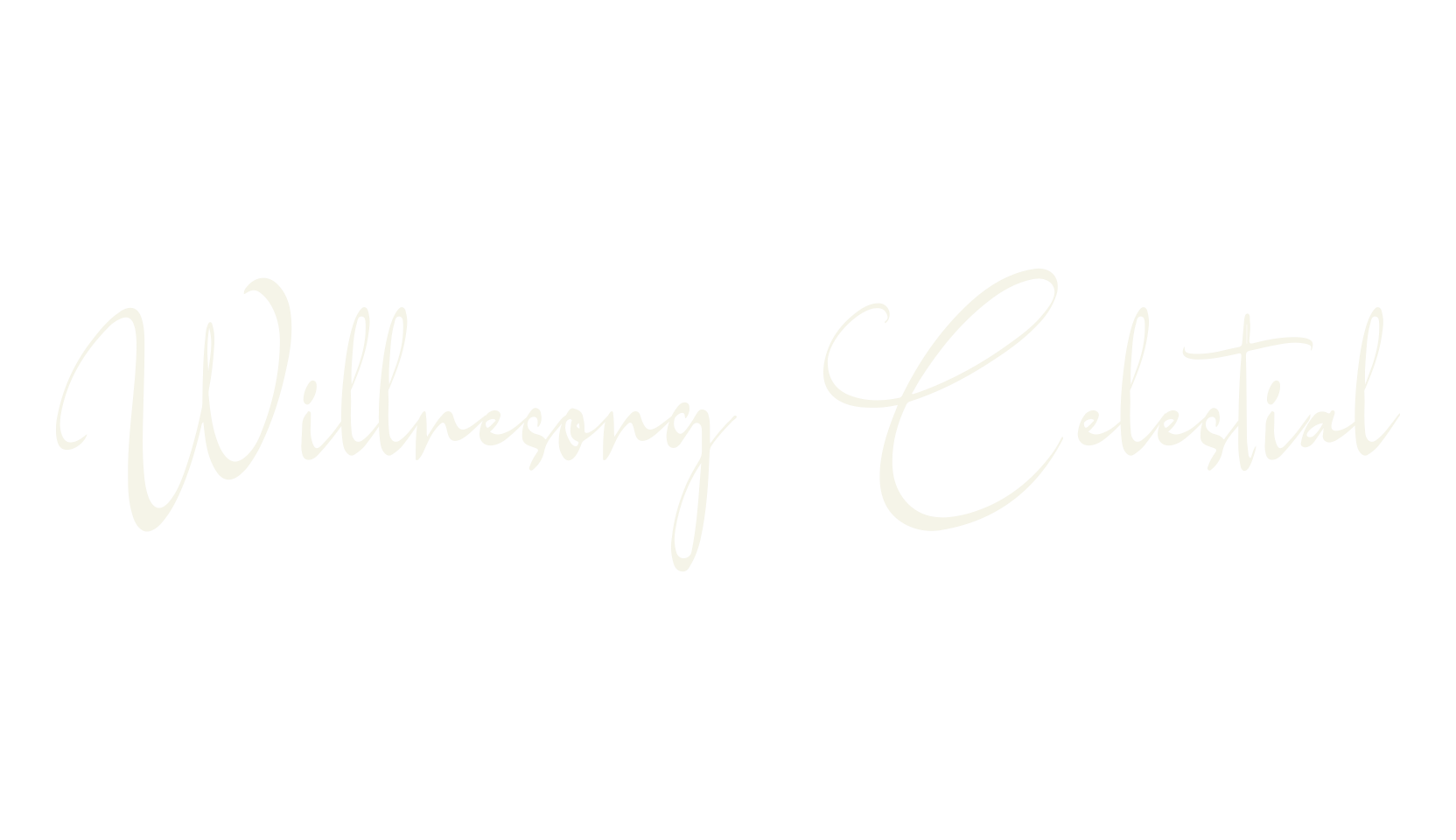 Willnesong Celestial, fancy font preview