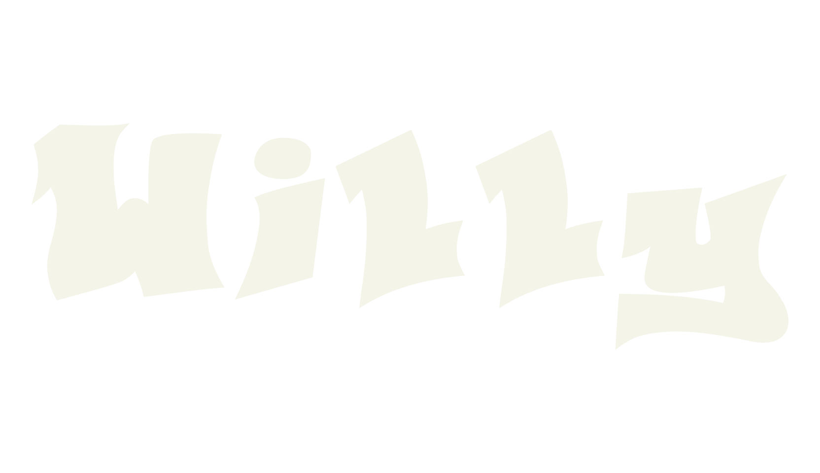 Willy, graffiti font preview