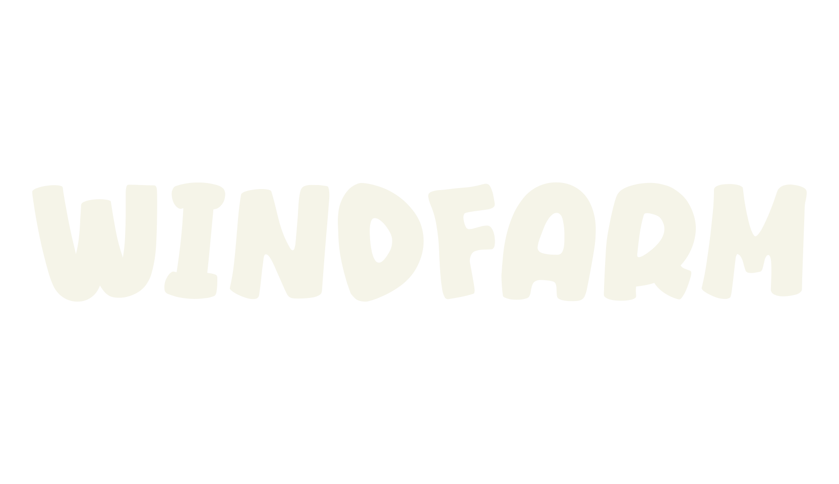 Windfarm, handwritten font preview
