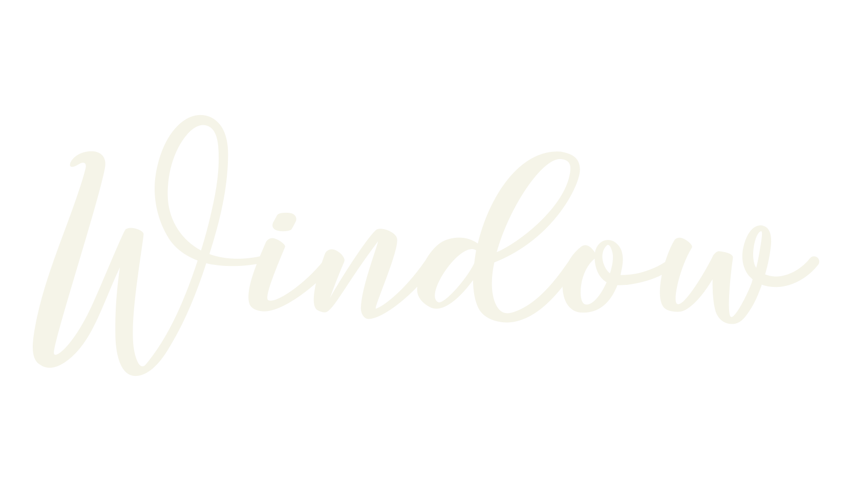 Window, calligraphy font preview