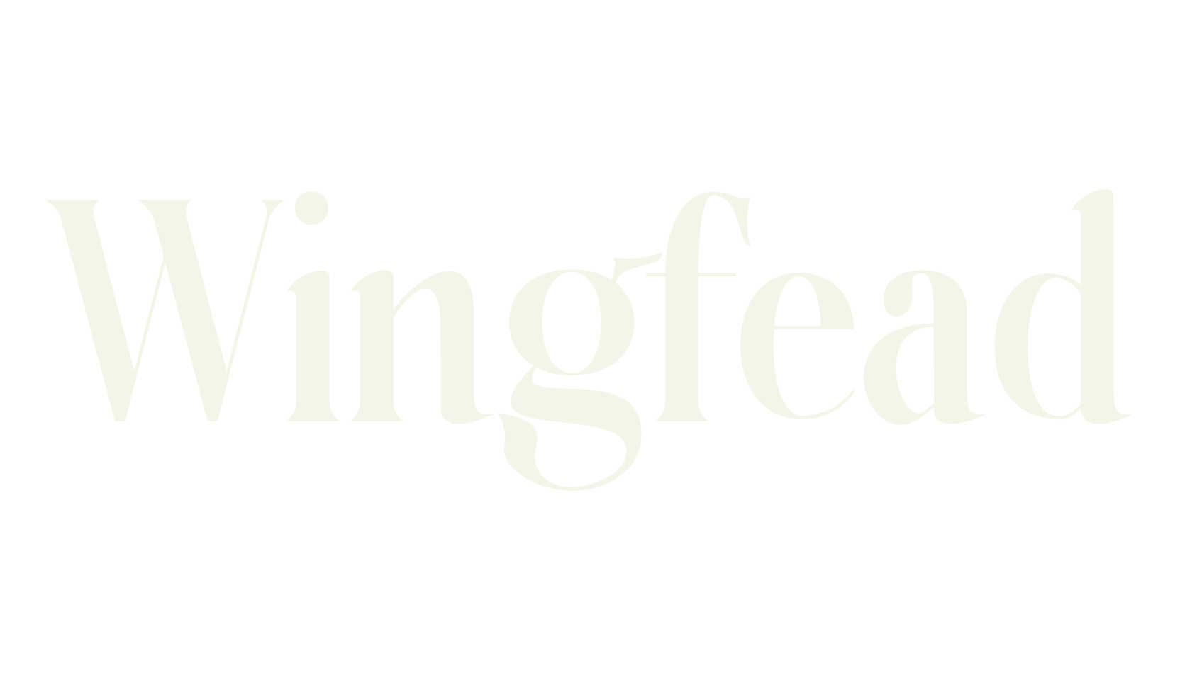 Wingfead, serif font preview