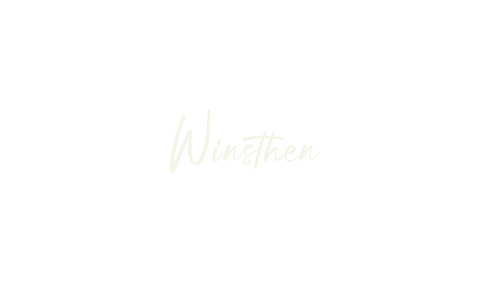 Winsthen, calligraphy font preview
