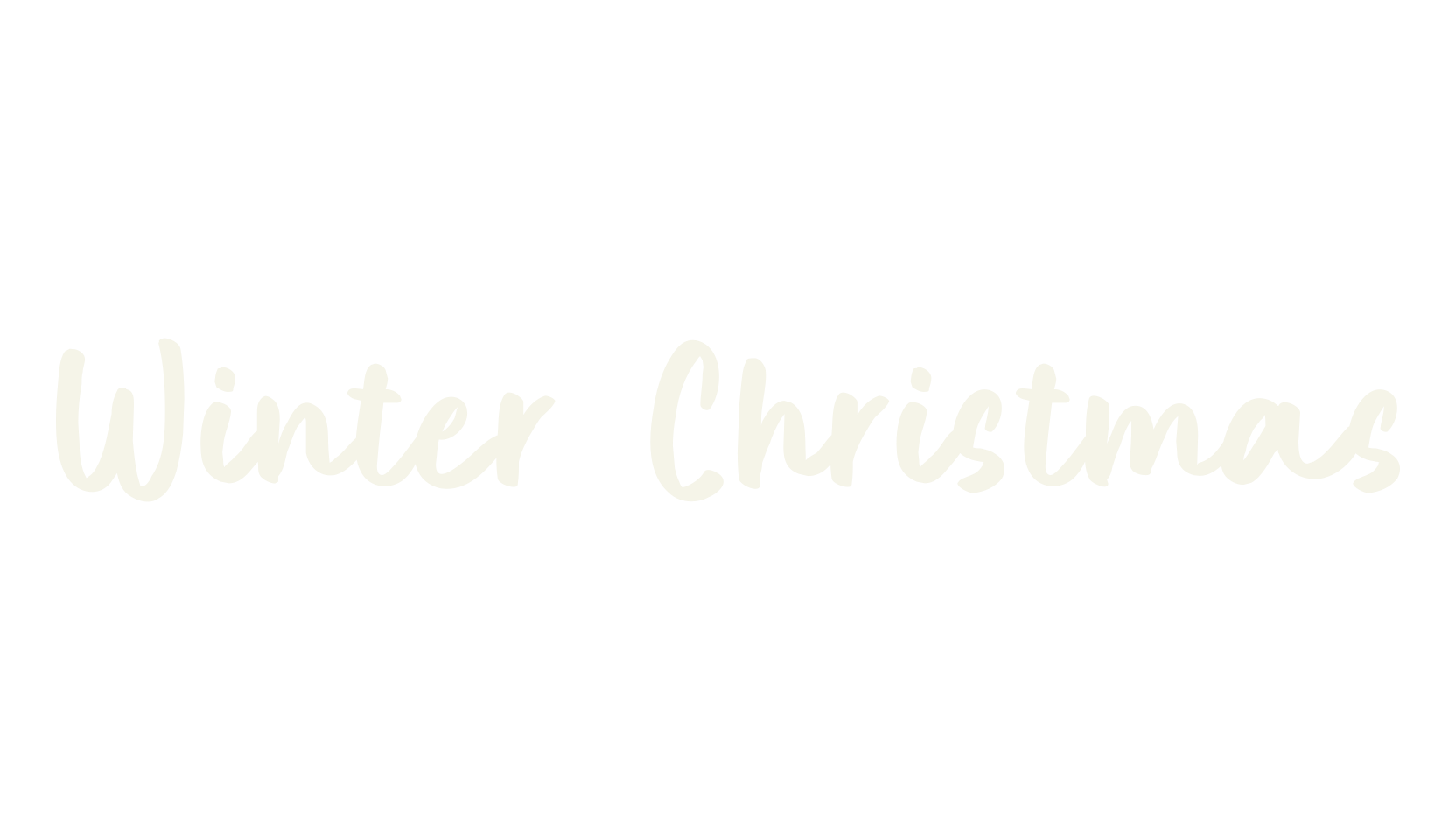 Winter Christmas, christmas font preview