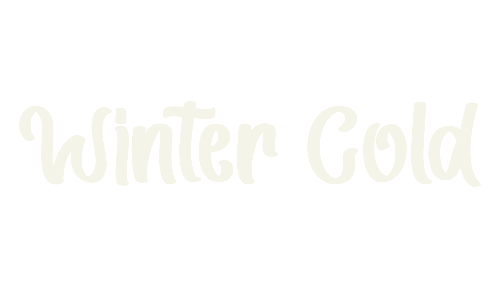 Winter Cold, christmas font preview