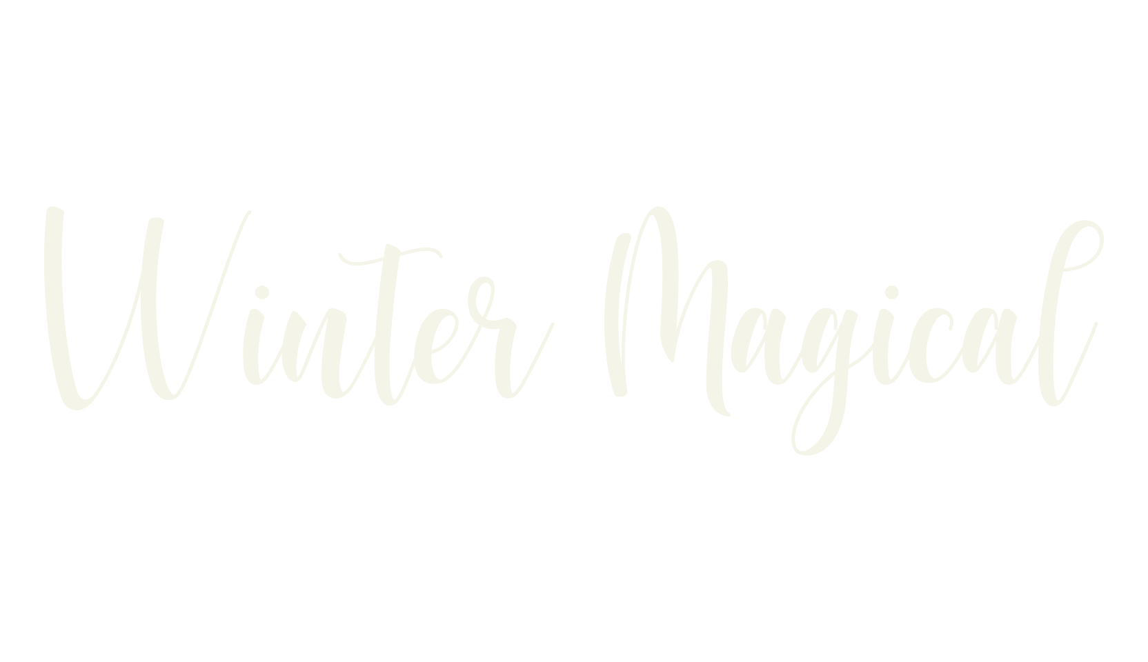 Winter Magical, art deco font preview