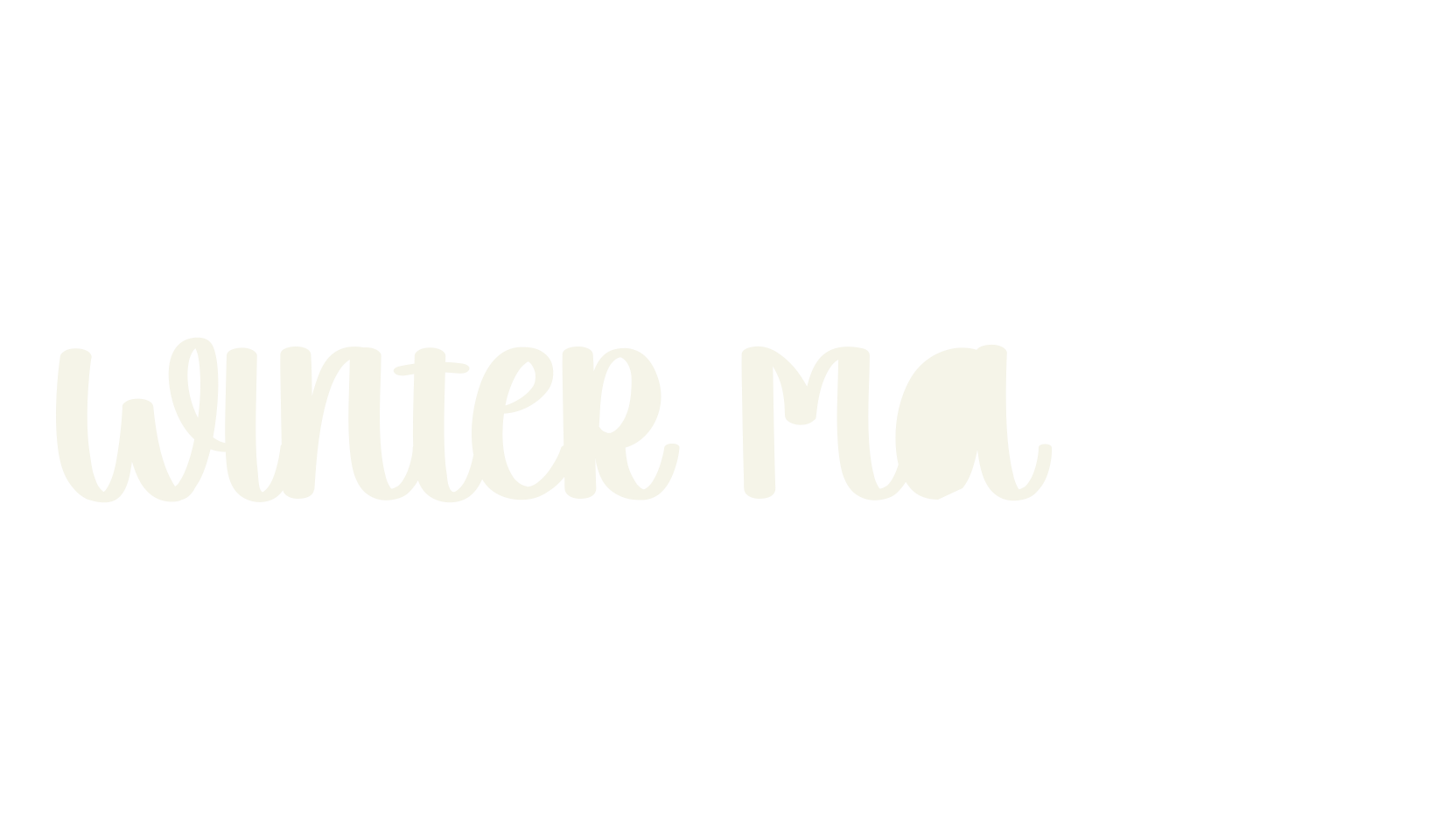 Winter Market, modern font preview