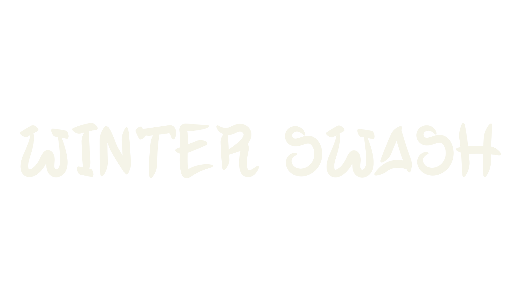 Winter Swash, graffiti font preview