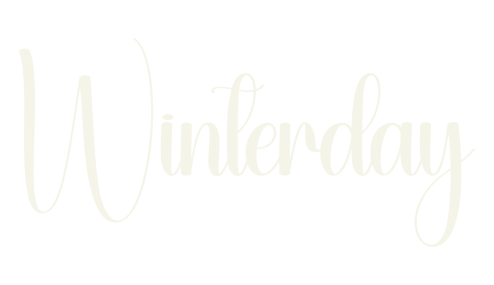 Winterday, fashion script font preview