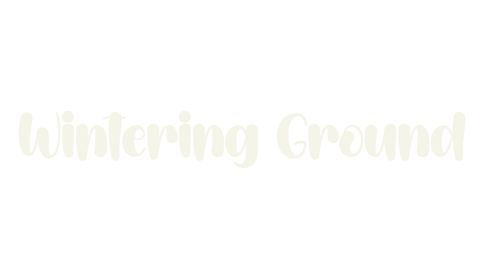 Wintering Ground, vintage font preview