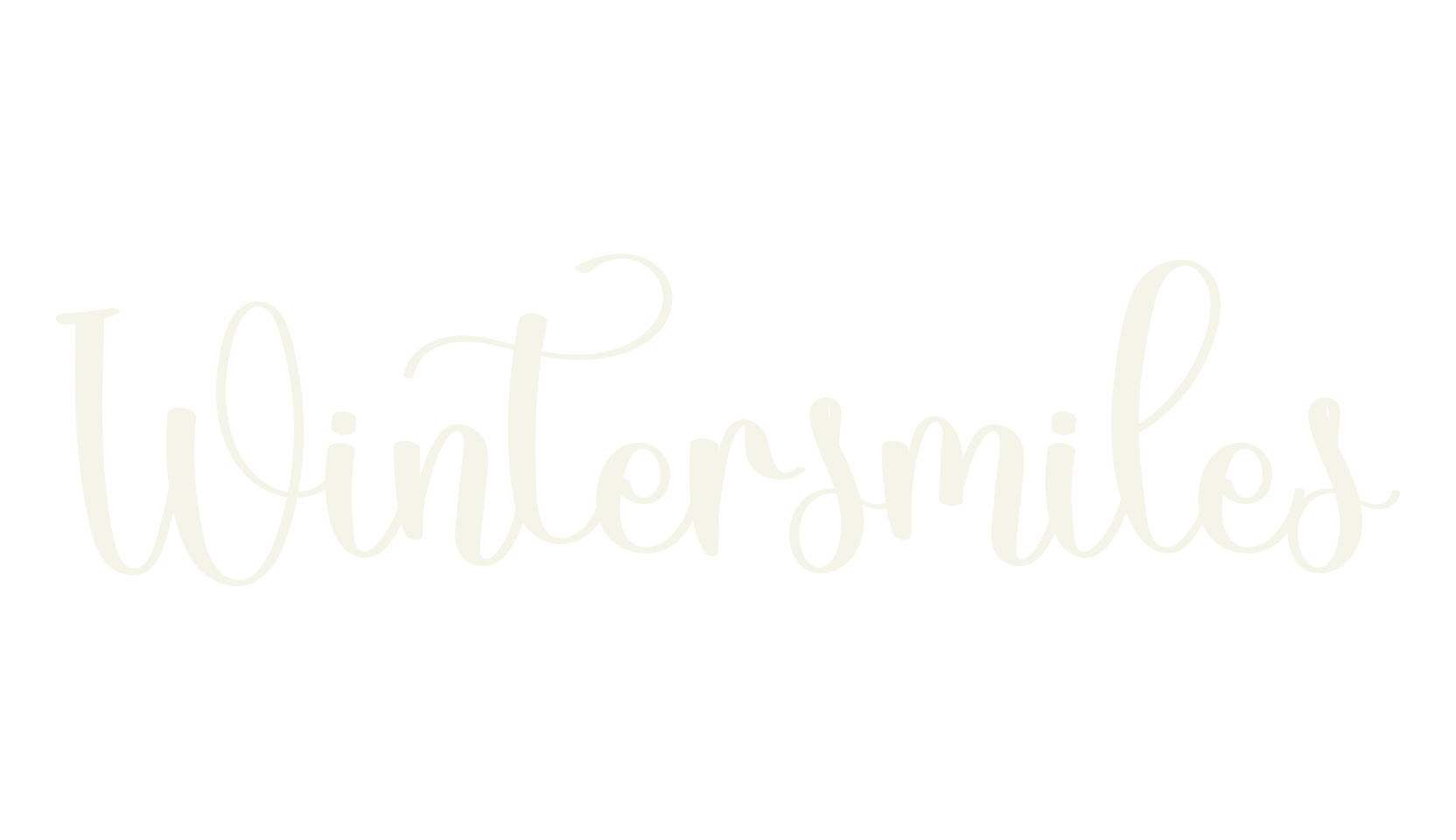 Wintersmiles, cute font preview
