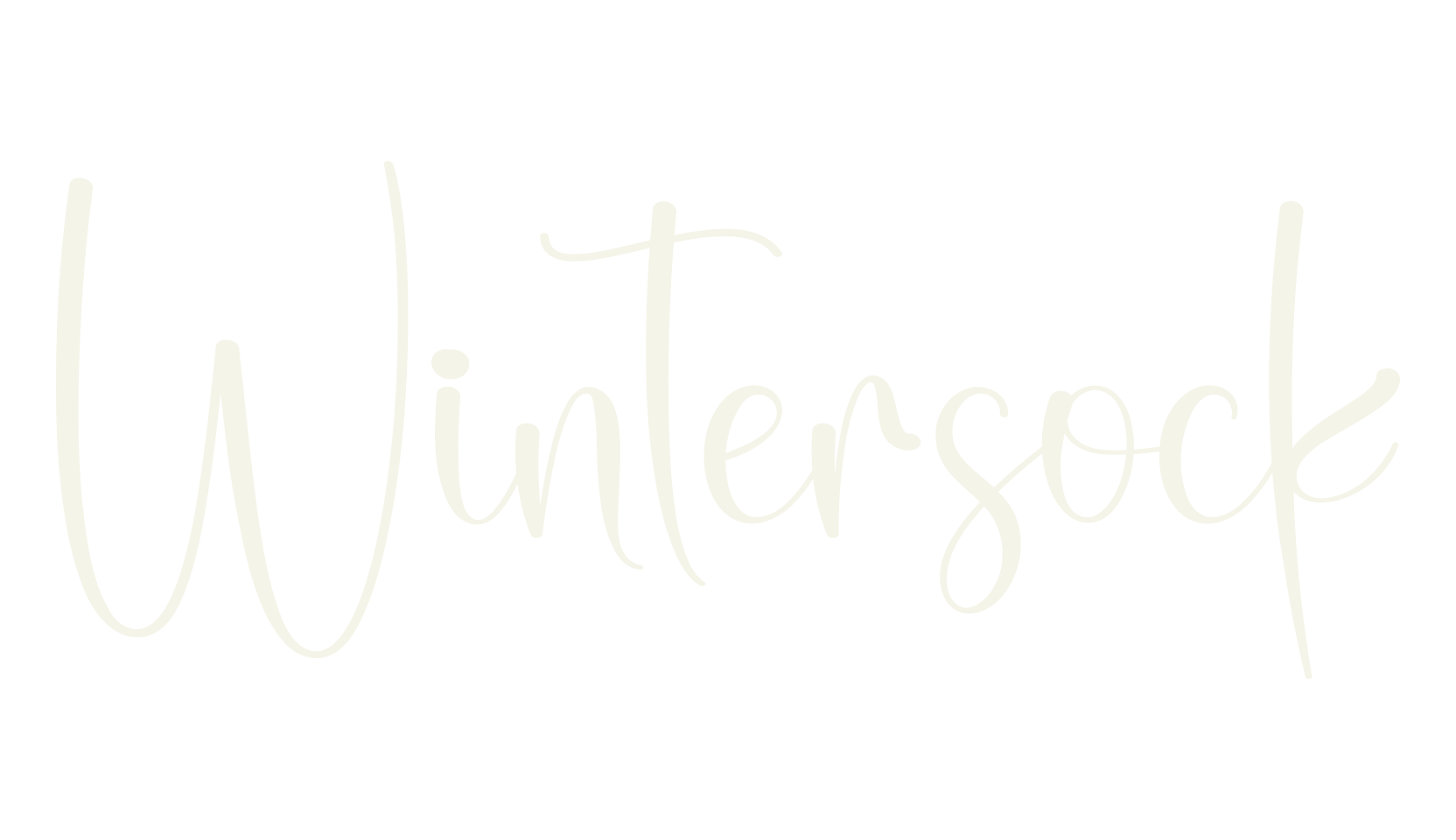 Wintersock, calligraphy font preview