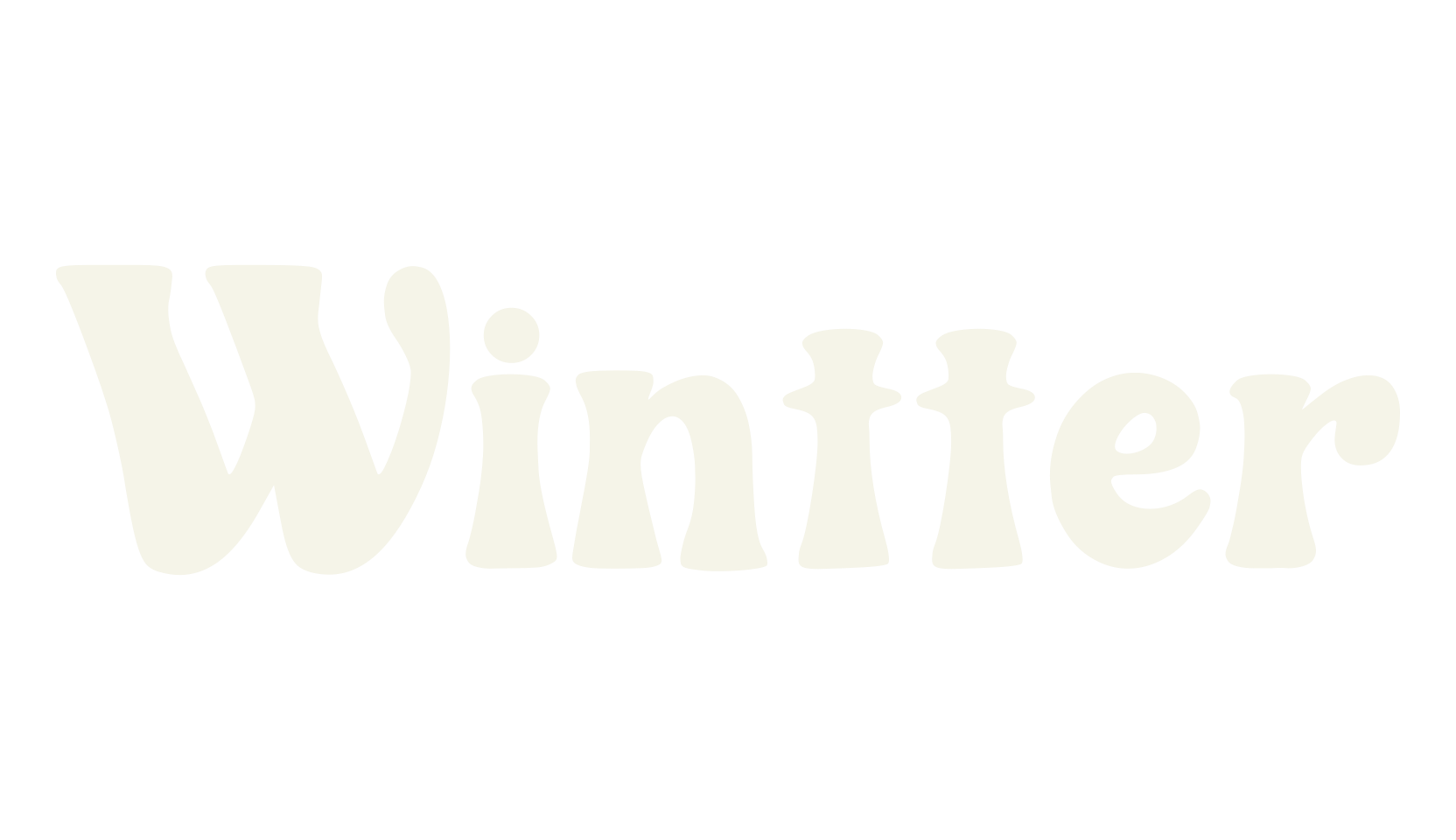 Wintter, fashion script font preview