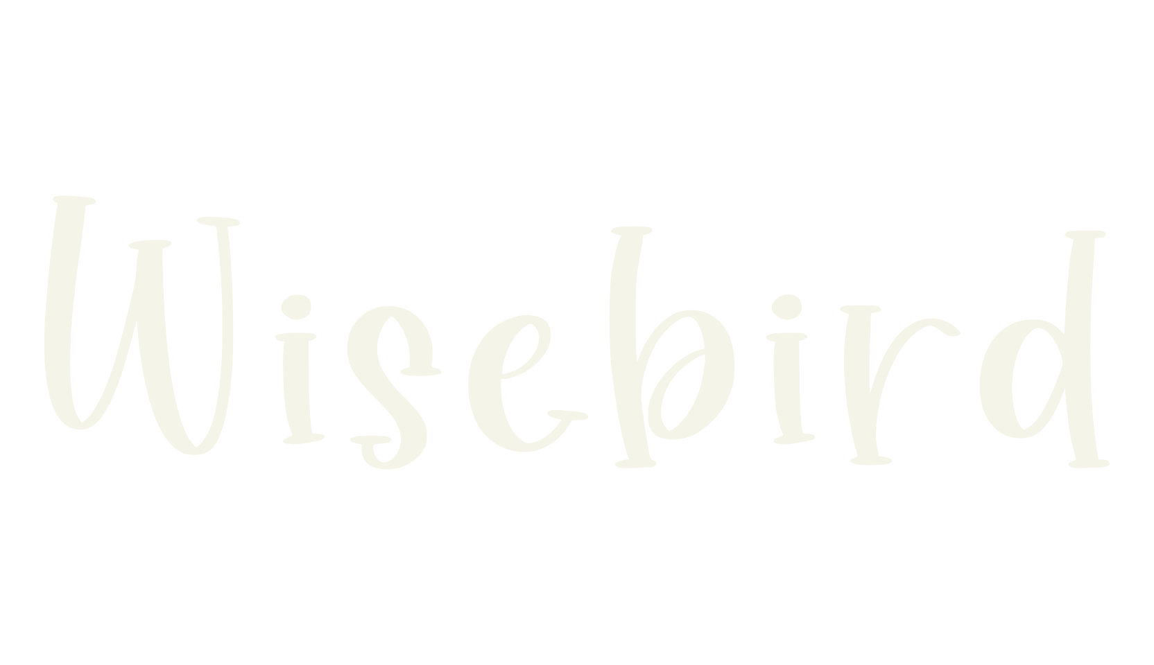 Wisebird, typewriter font preview