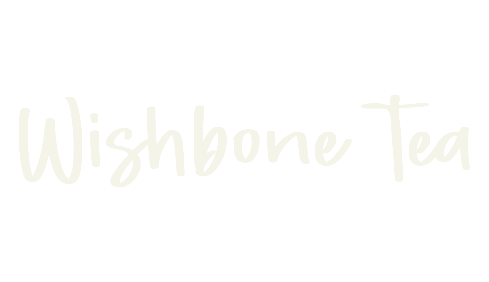 Wishbone Tea, cartoon font preview