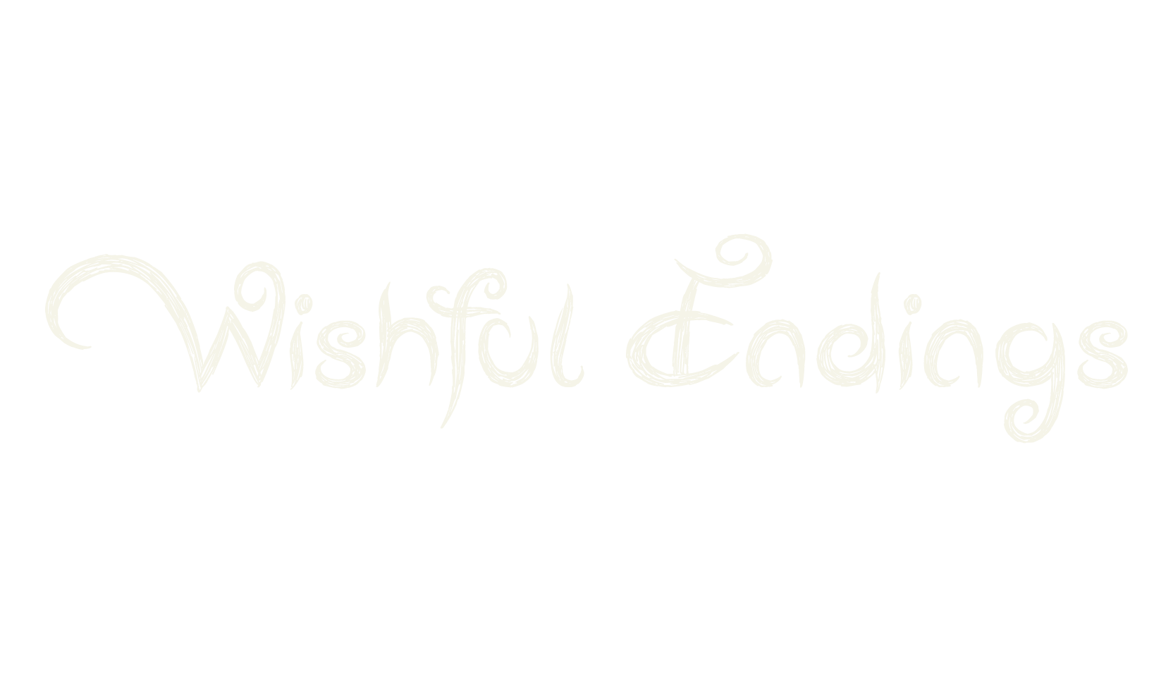 Wishful Endings, handwritten font preview