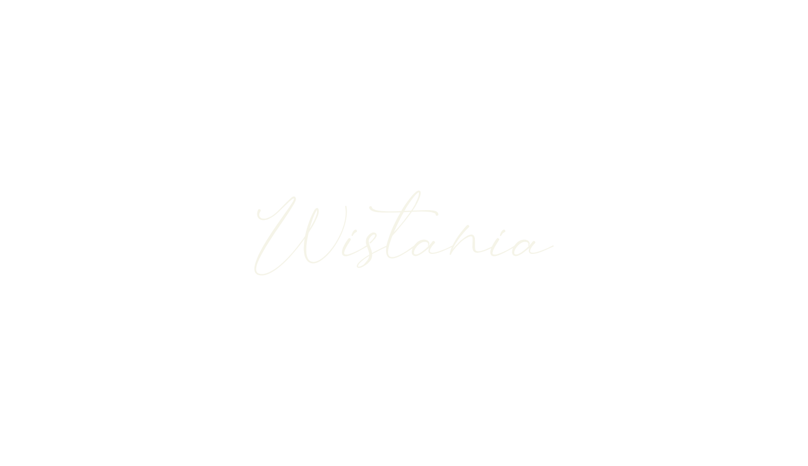 Wistania, cursive font preview