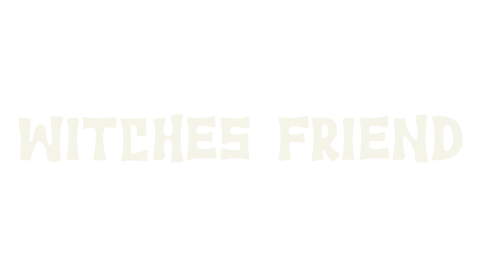 Witches Friend, halloween font preview