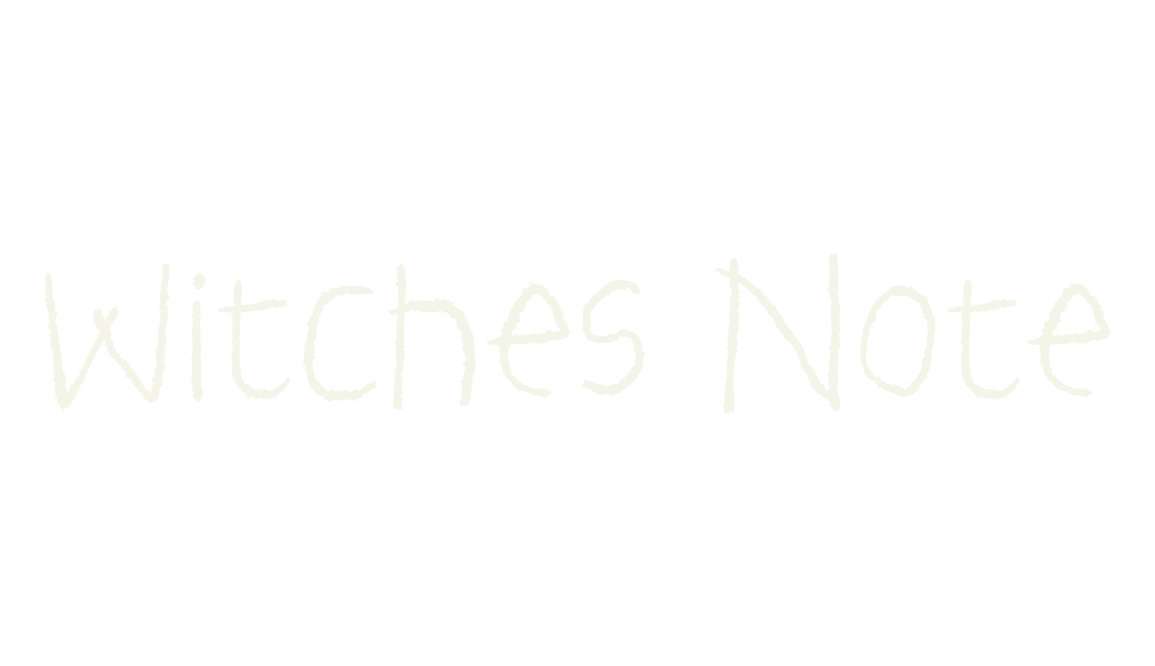 Witches Note, script font preview