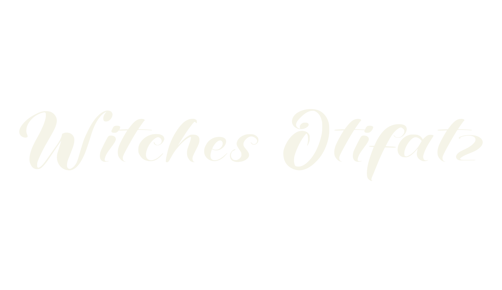 Witches Otifatz, fancy font preview