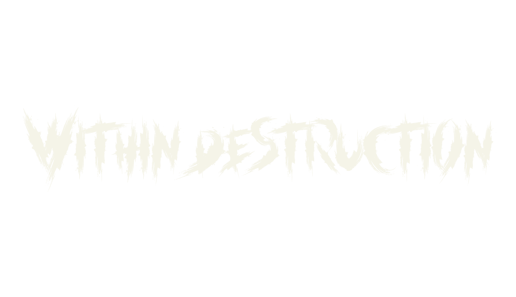 within destruction, handwritten font preview