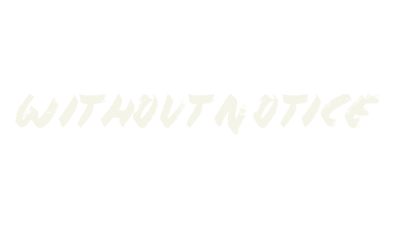 Without Notice, fashion script font preview