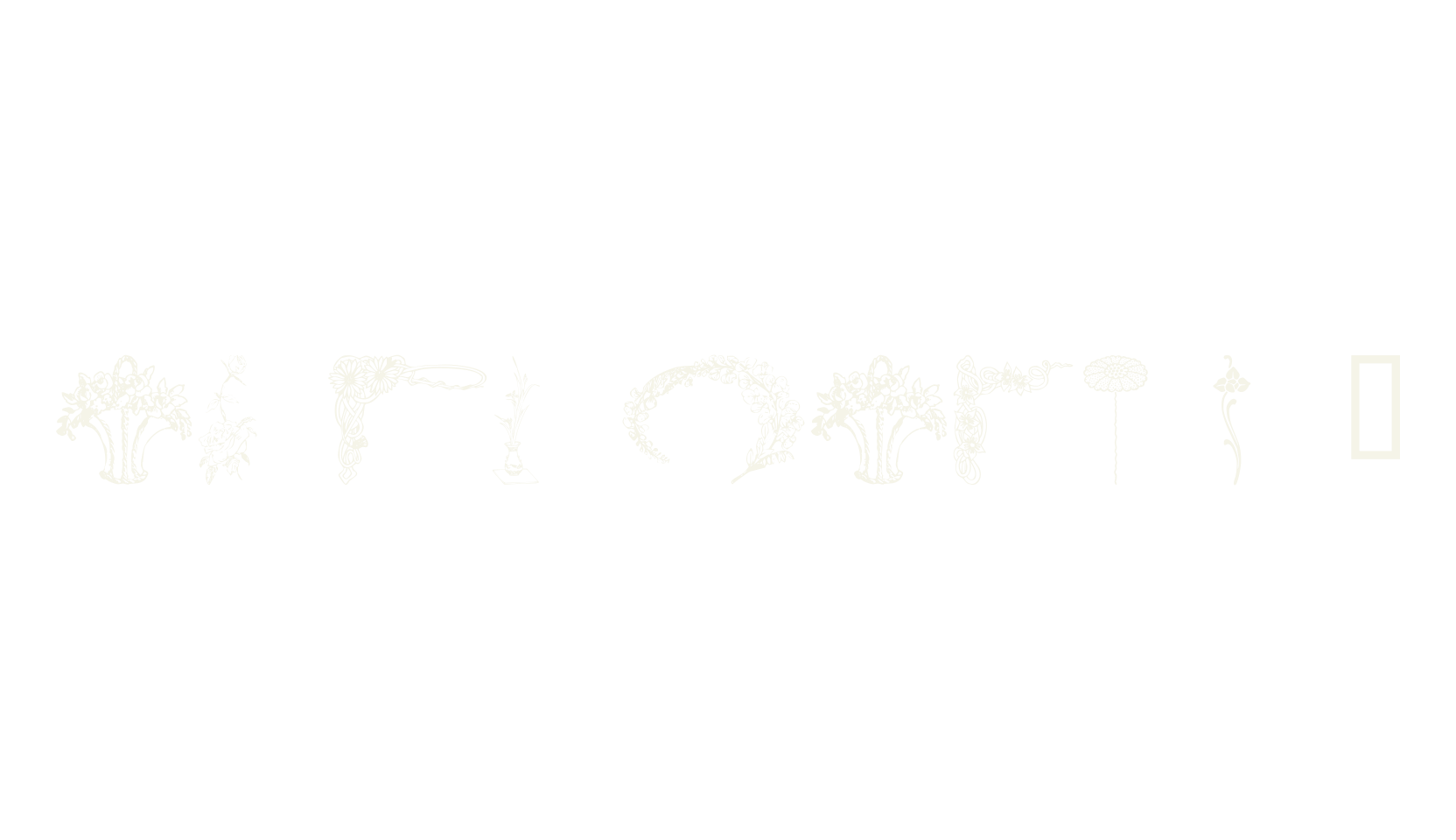 wmflowers3, dingbats font preview