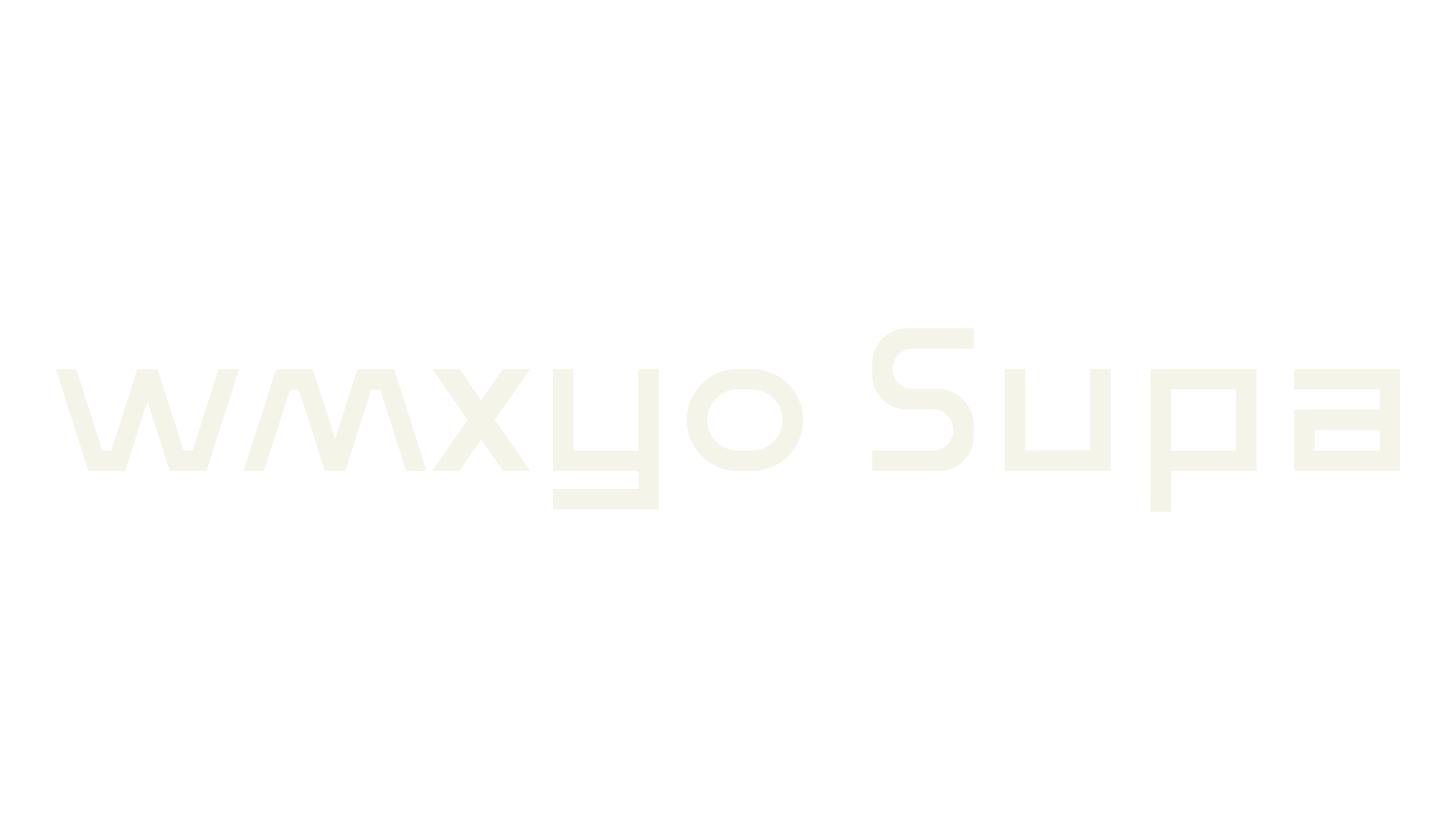 wmxyo Supa, sci-fi font preview