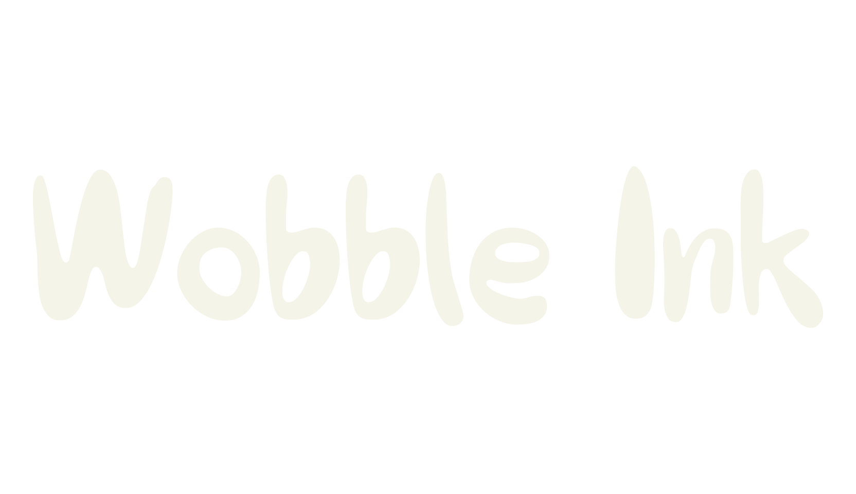 Wobble Ink, doodles font preview