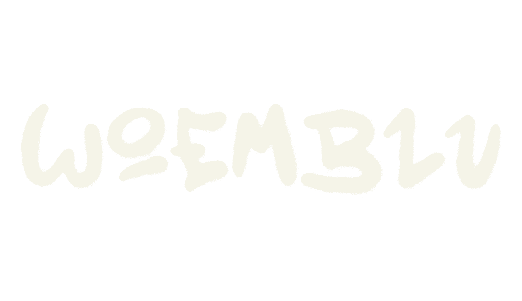 Woemblu, graffiti font preview