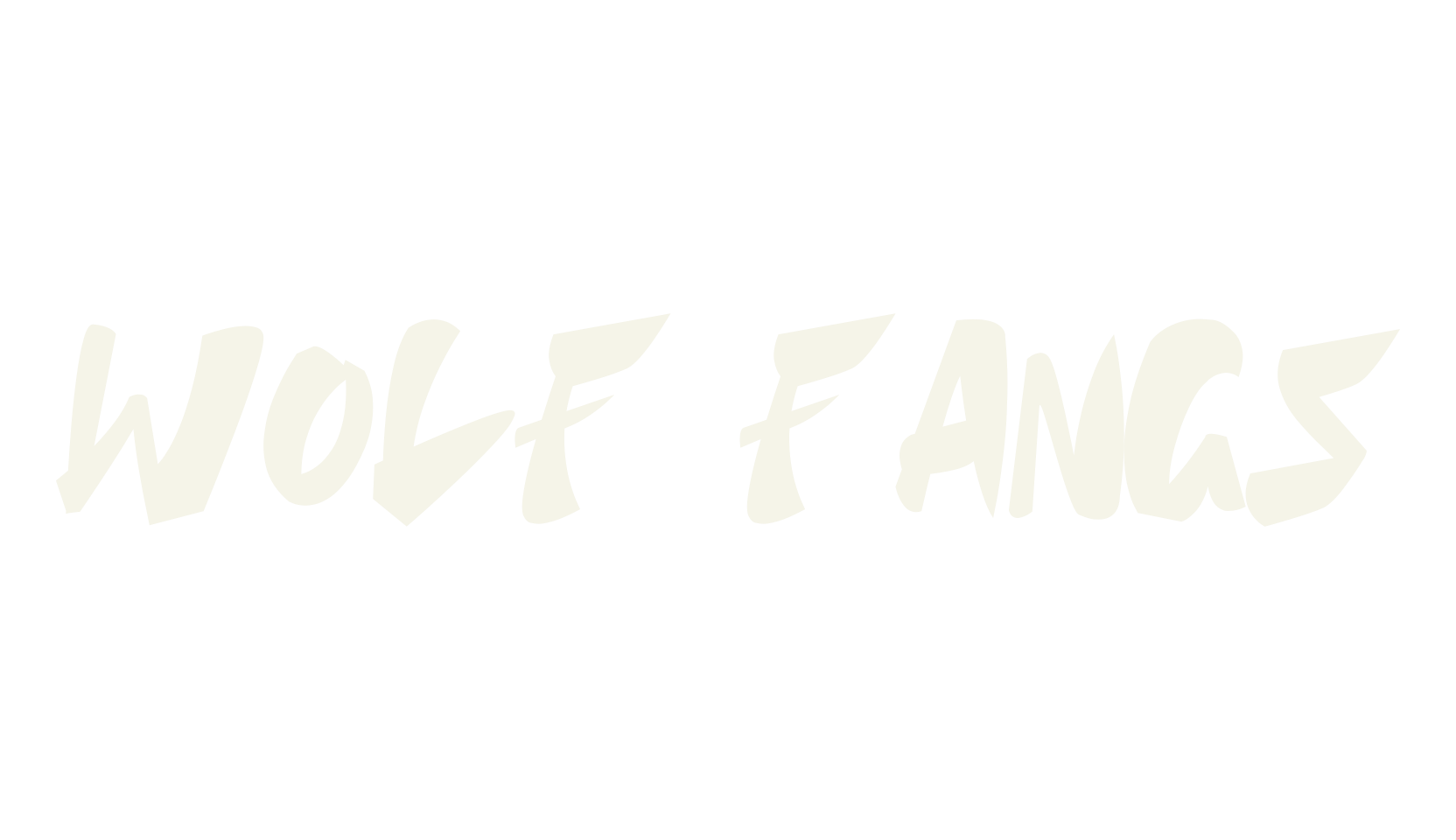 Wolf Fangs, graffiti font preview