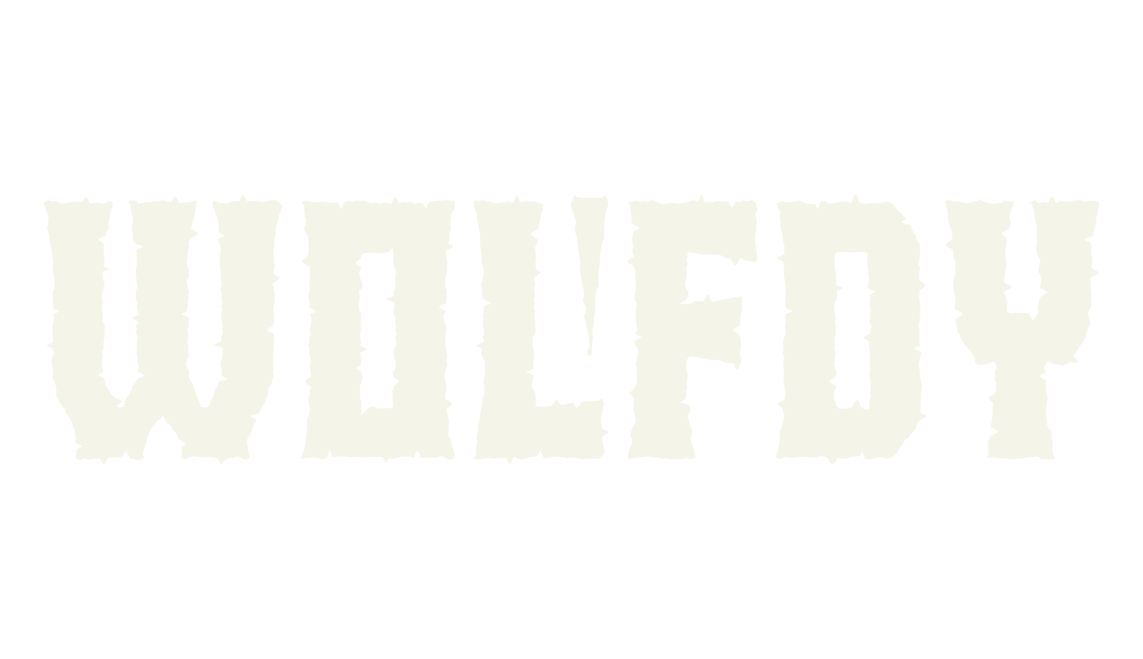 Wolfdy, cool font preview