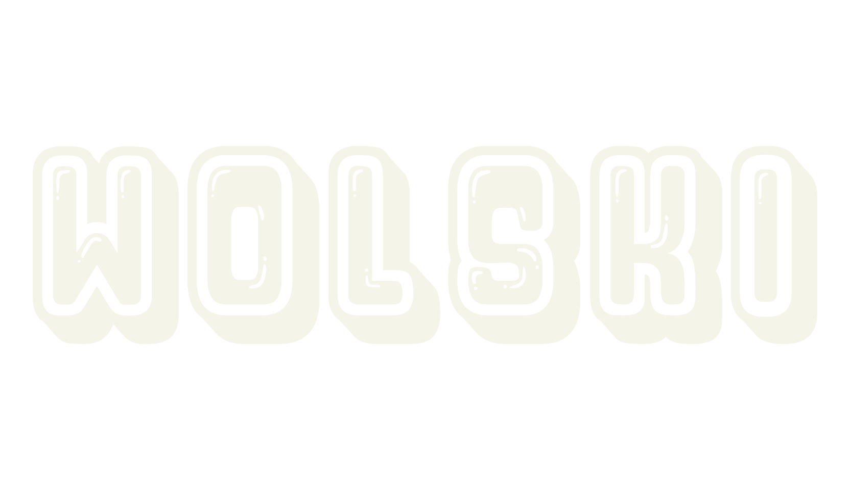 Wolski, 3d font preview