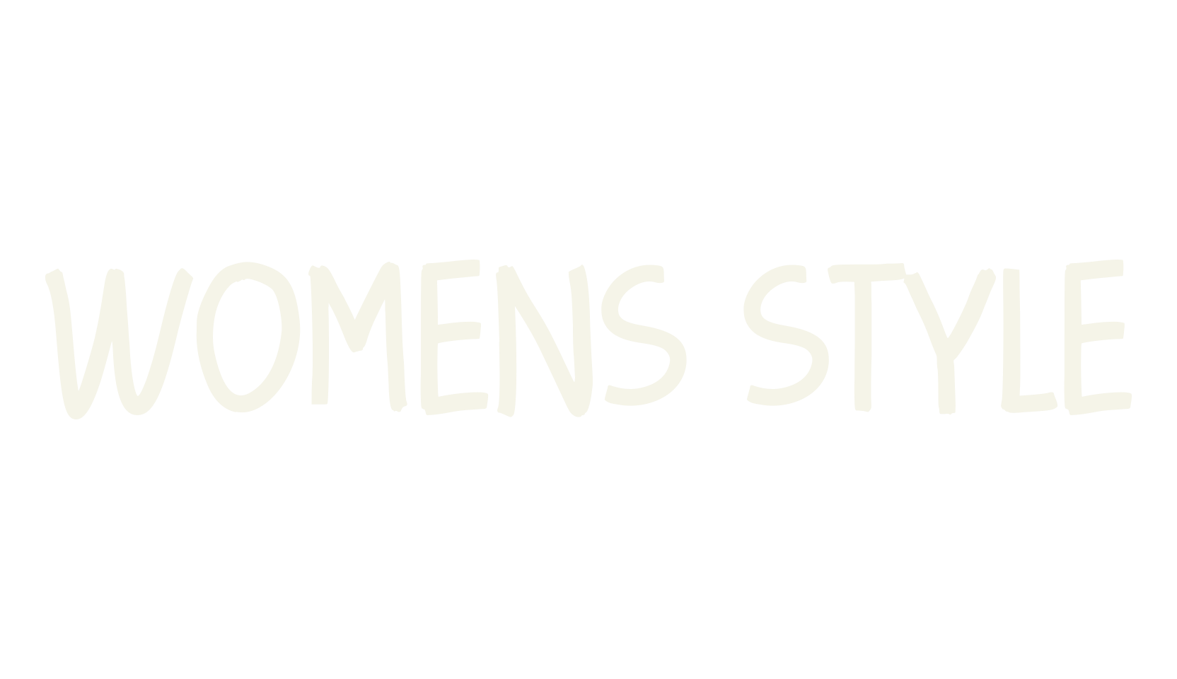 Womens Style, script font preview