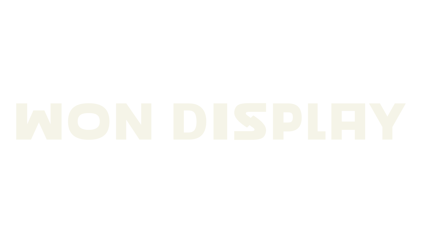 Won Display, cool font preview