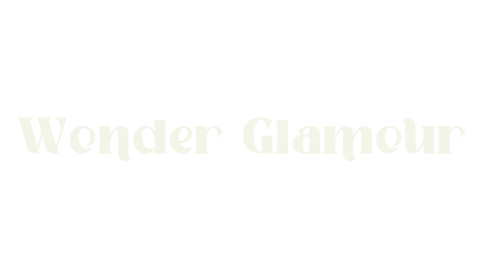 Wonder Glamour, glamour font preview