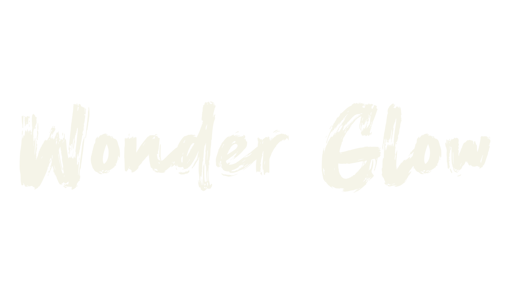 Wonder Glow, artistic font preview