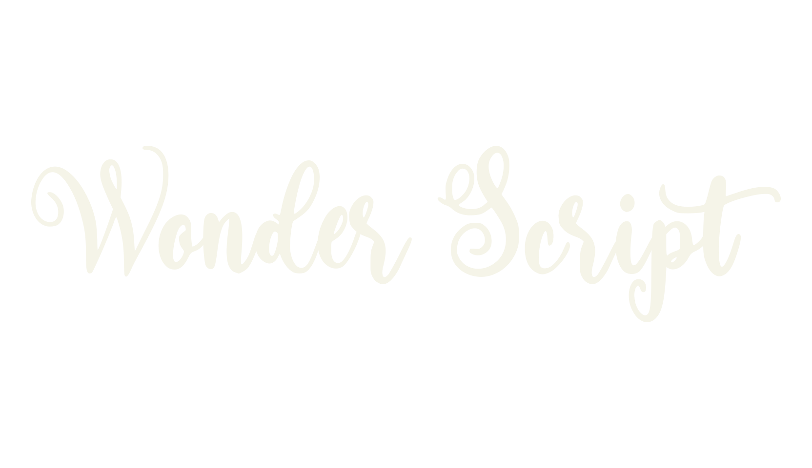 Wonder Script, fashion script font preview